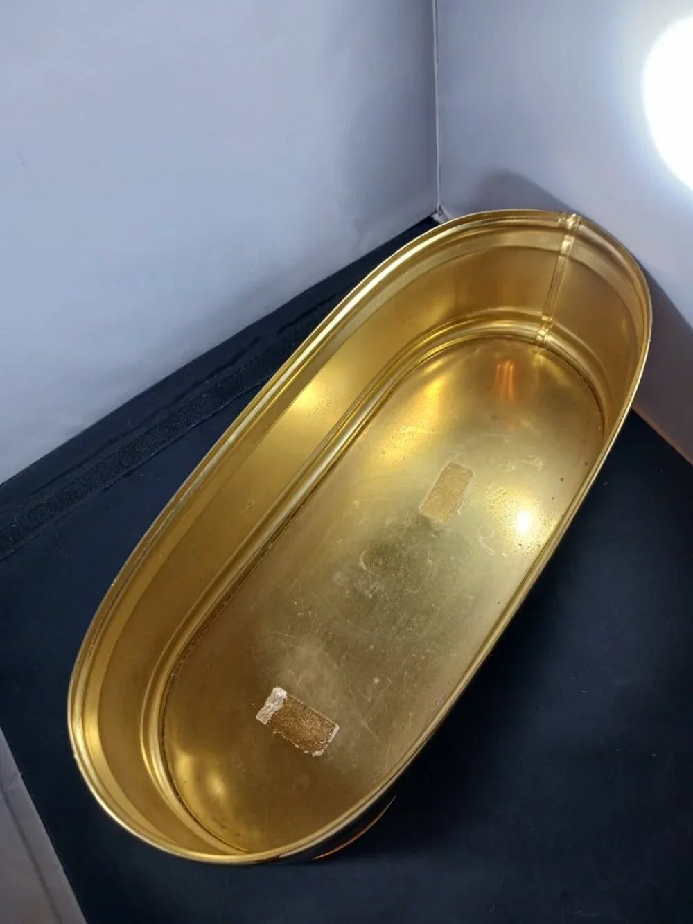 Vintage Bristol Brass Planter 13